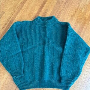 Vintage made in Italy knit teal sweater